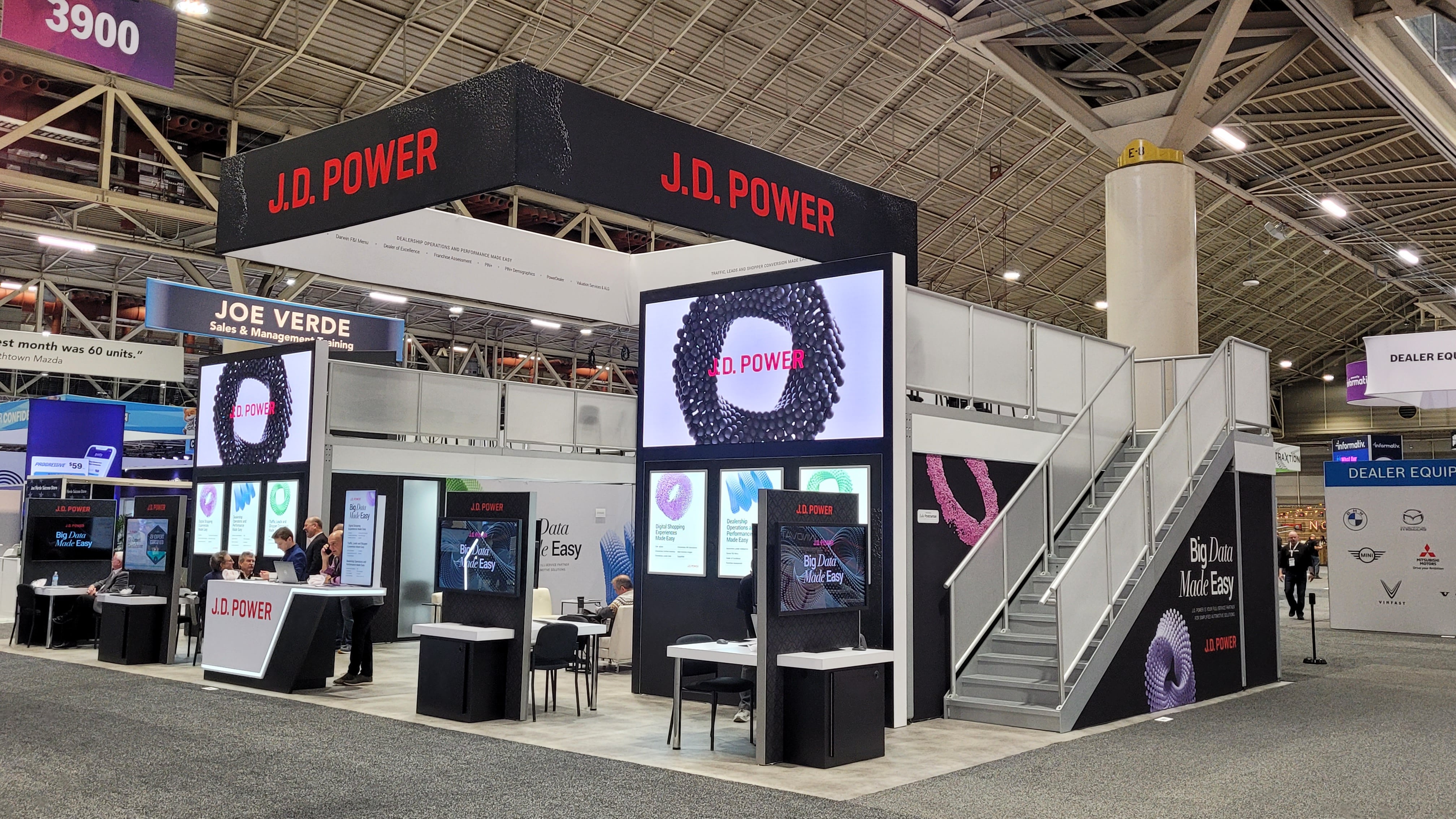 A J.D. Power booth at the 2025 NADA Show in New Orleans, La., on Jan. 26, 2025.