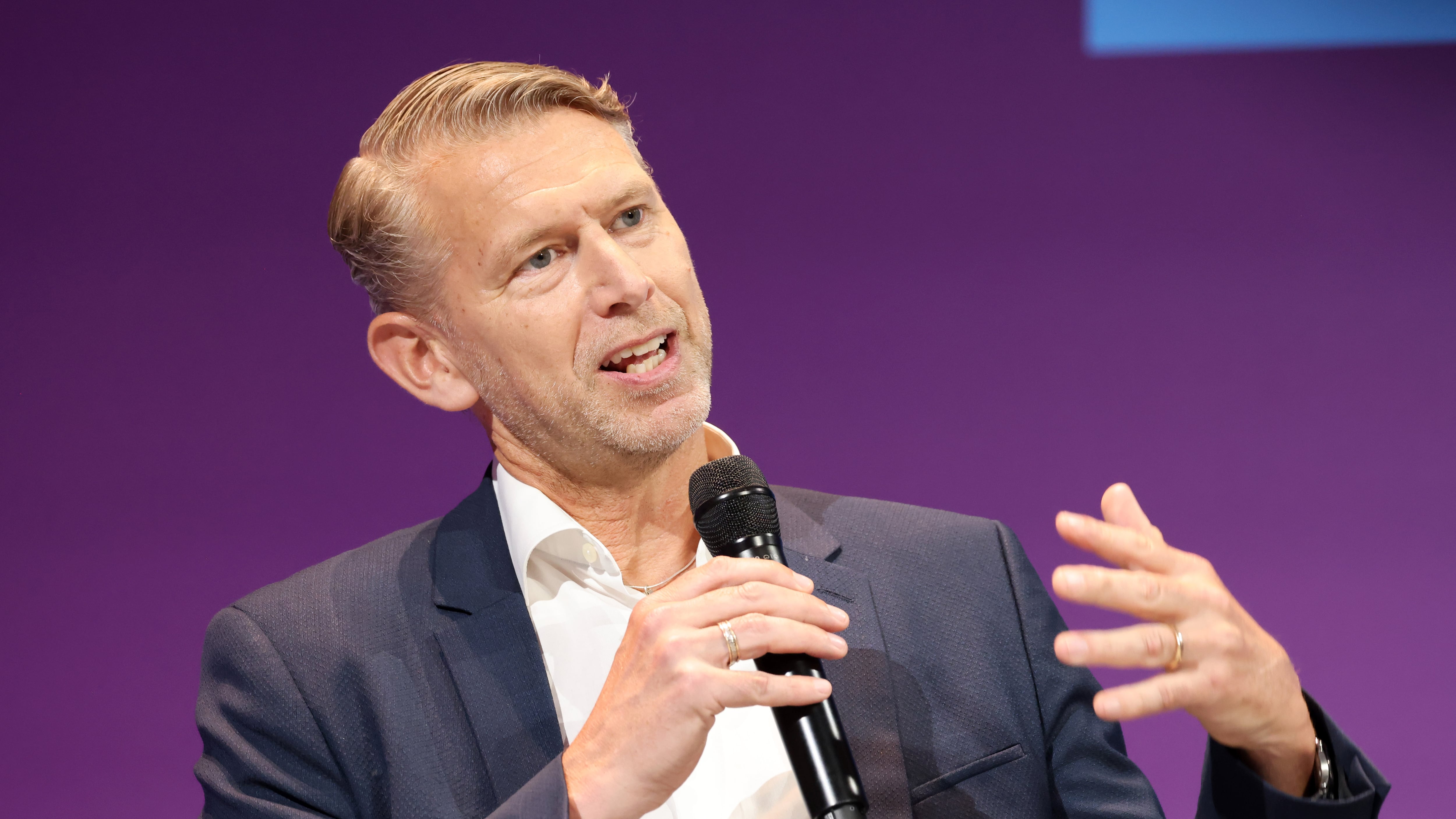 Photo shows former Northvolt CEO Peter Carlsson.